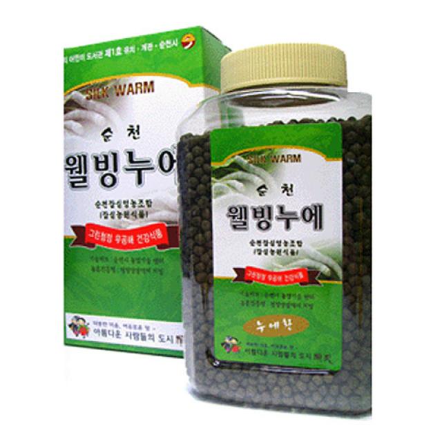 순천잠실영농조합법인] 100% 동결(냉동) 누에환 500g