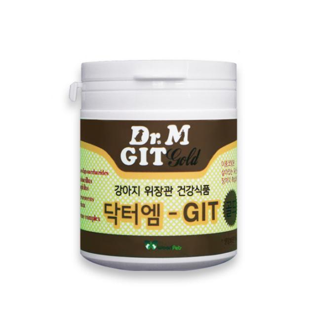 수의학박사 닥터엠 Git 골드 강아지 구토/설사 영양제 강아지 위장관 영양제 닥터엠 Git 골드 1개