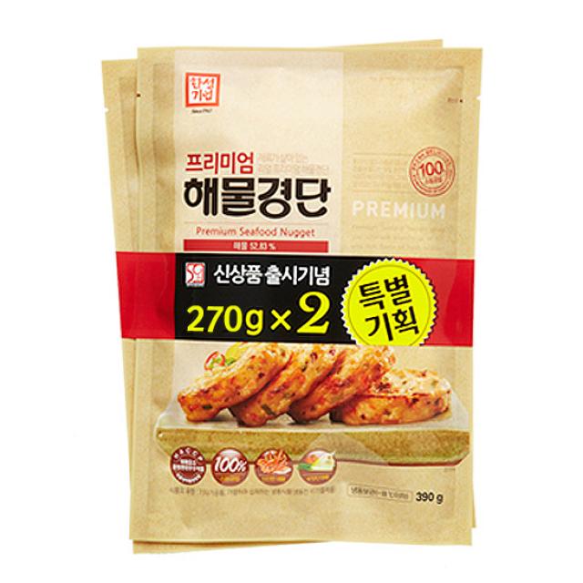 프리미엄 해물경단 270g 1+1(2봉), 540g, 1