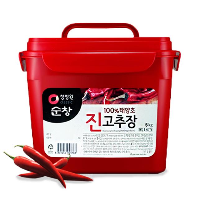 청정원 순창 태양초 진고추장 5kg, 1개