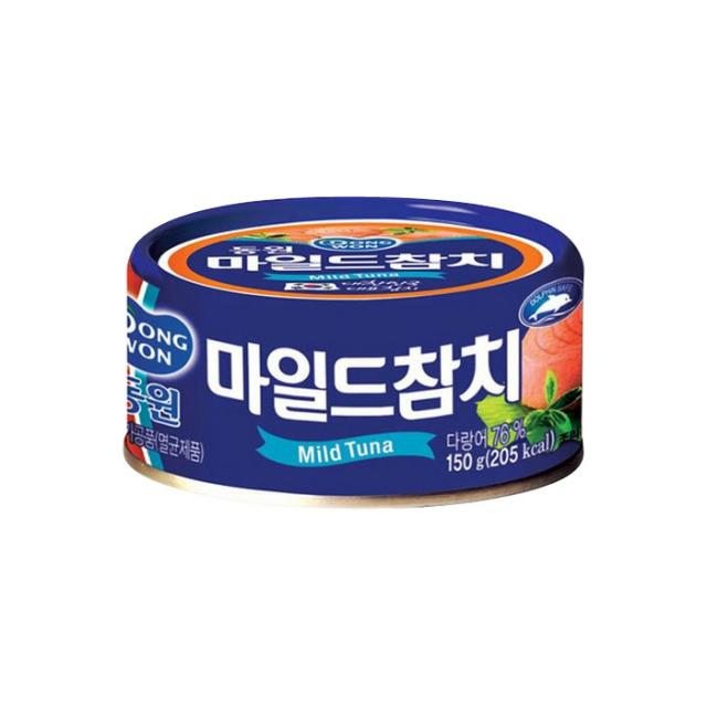 동원 마일드 참치통조림, 150g, 4개