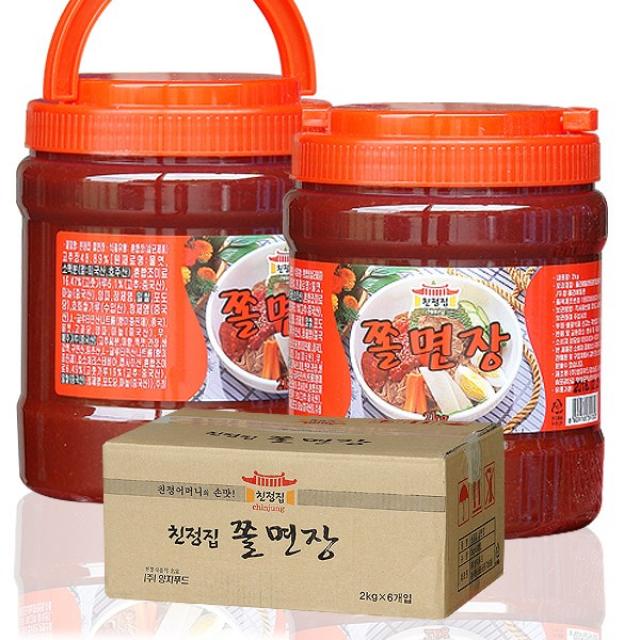 골고루컴 쫄면장 냉면장2Kg 6개박스, 1박스, 쫄면장2Kg×6