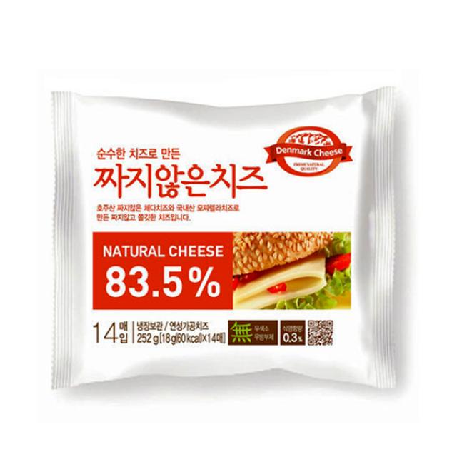 동원 짜지않은 치즈 14매 252g, 단일상품