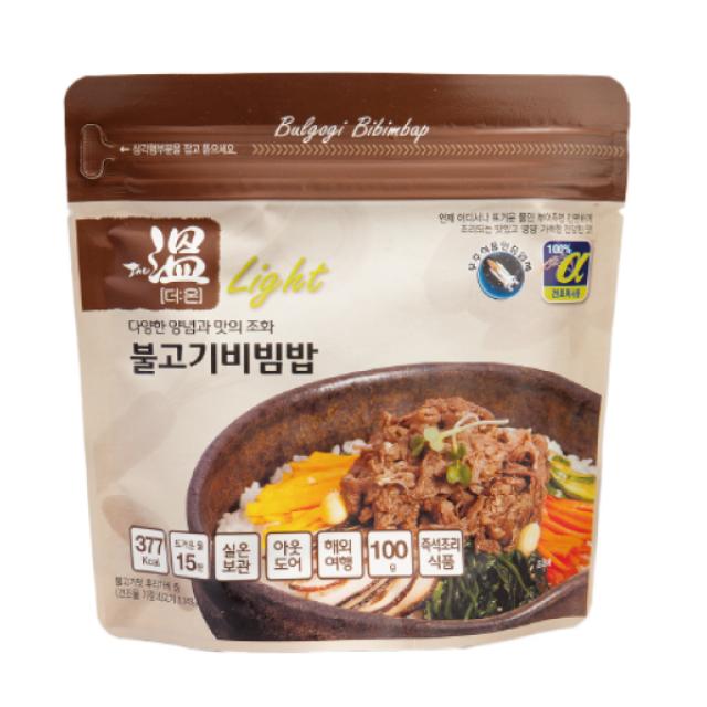 전투식량 불로 바로 우리비빔밥 더온 기타즉석식품, 1개, 더온라이트 불고기비빔밥 (100g)
