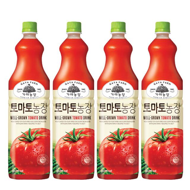 가야농장 토마토농장 1.5L x 4페트, 상세설명 참조