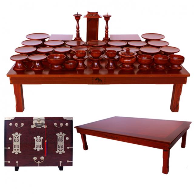 우성공예 민제기37p 묶음 제기세트 37p 민제기37p+왕관함+특대교자상