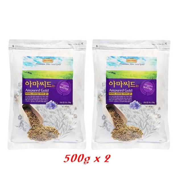 쌈지에프앤비 프리미엄 아마씨 아마씨/기타씨앗, 2개, 500g