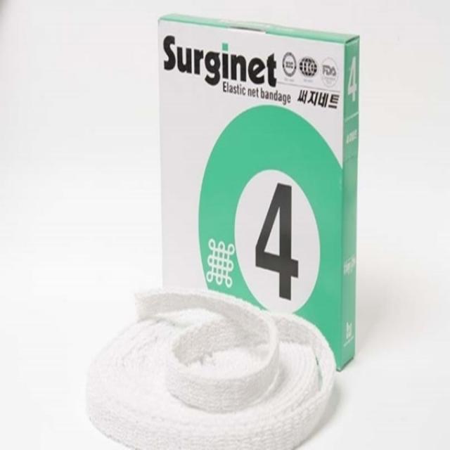 원산업 써지네트 탄력망붕대(SURGINET) 4호 2.5cm*25m 판매단위:1롤, 1개