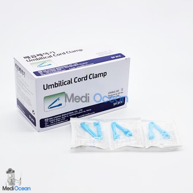 태창 배꼽 폐색기(Cord Clamp) 규격품 판매단위:박스(50개), 1개