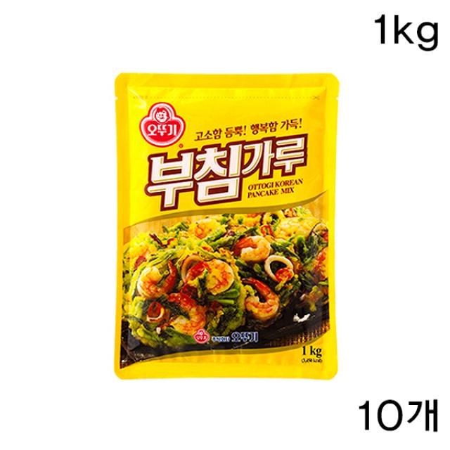 오뚜기 부침가루, 1kg, 10개