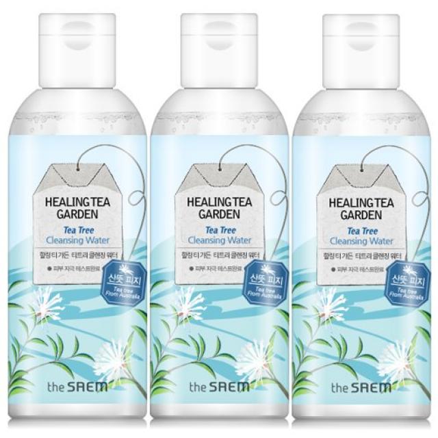 더샘 힐링 티 가든 티트리 클렌징 워터 300ml 3개
