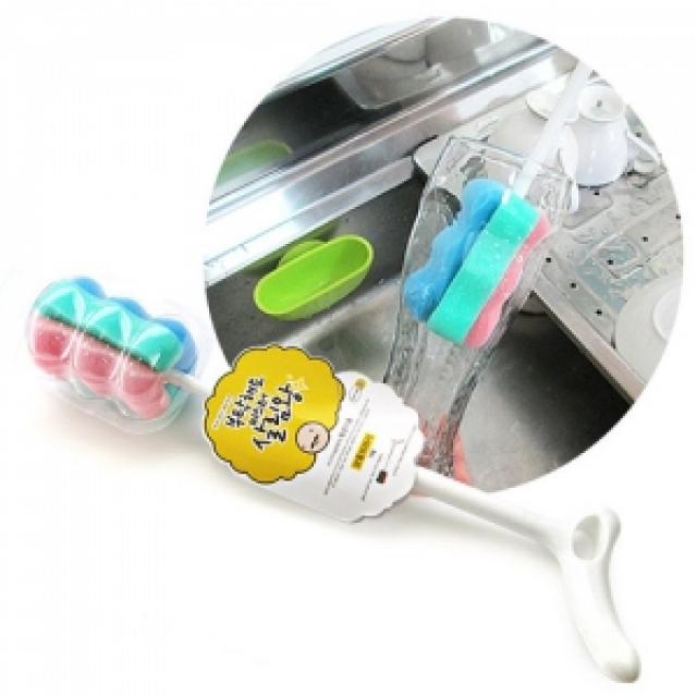 (DYTLP 보틀수세미 설겆이용수세미 스펀지수세미 수새, 1개