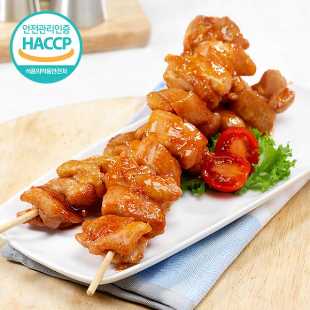 [참마음식품] [HACCP] 닭다리살로 만든 양념 왕꼬지(닭꼬치), 720g, 1개