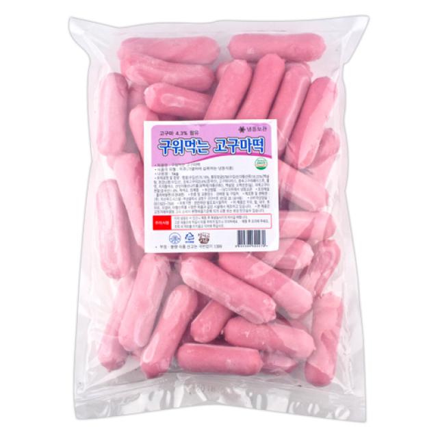 지산푸드 구워먹는(고구마떡)-1kg, 1kg, 1개