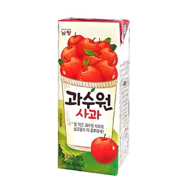 과수원 사과주스, 190ml, 96개