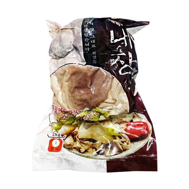 비비수산 쫄깃쫄깃 신선한 당일도축 내장 2kg, 1팩