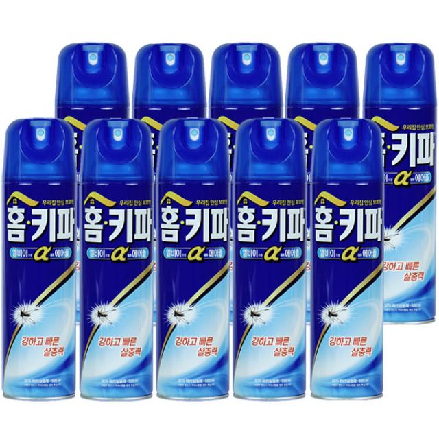 홈키파 엘비이 알파 수성에어졸 살충제, 500ml, 10개