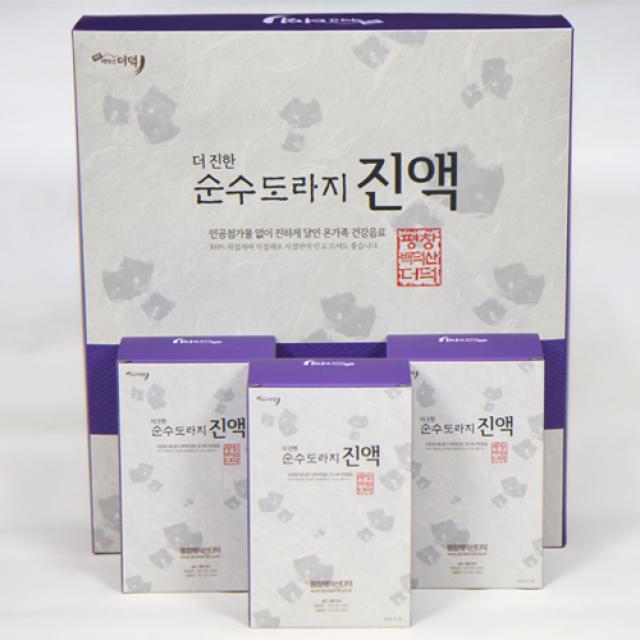 평창백덕산더덕 도라지즙 100ml 30포