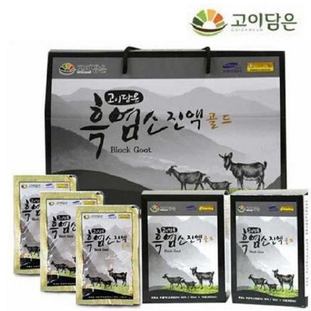 - 고이담은 흑염소진액 골드 1박스(80ml x 30포) 기타건강즙, 1개, 2400ml