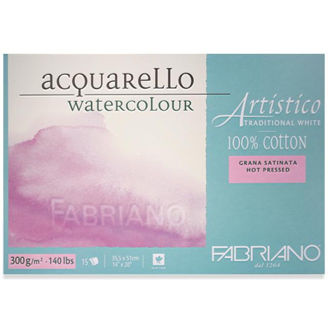 FABRIANO(파브리아노) 뉴아띠스띠꼬 수채화지 세목 355x510mm 300g AR25, 1