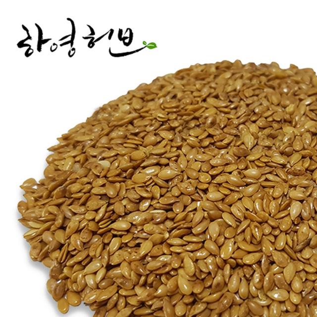 [하영허브] 캐나다산 볶은 아마씨 2kg[1kg+1kg] 지퍼백포장, 1개, 2kg