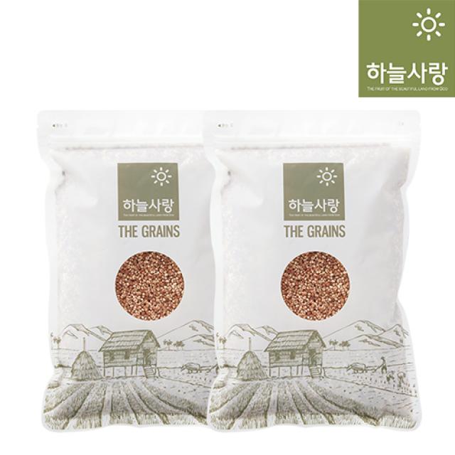 [천애지하늘사랑] 국내산 찰수수 2kg (1kg x 2개), 2개, 1kg