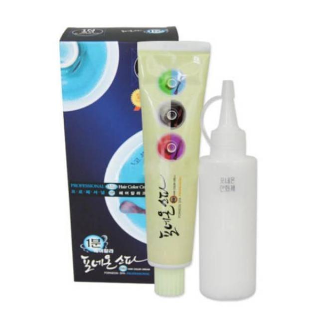 A_기린 포네온 스파 1분 헤어칼라 1or2제 120ml 7NB갈색빛 금발색, 단일 색상, 단일 수량