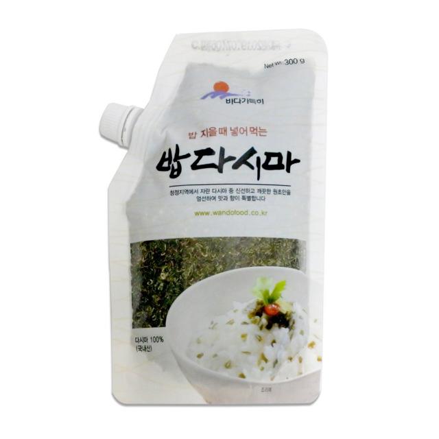 바다가득히 밥다시마 300g, 잡곡처럼 밥 지을때 넣고 영양과 밥맛을 UP, 1개