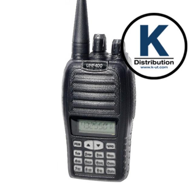 Uhf 400 업무용무전기 5w 99채널스캔 Fm라디오수신 Uhf 400 무전기본품