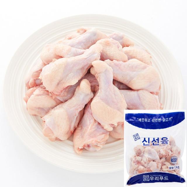 우리푸드 국내산 냉장 닭날개(봉) 1kg, 1팩