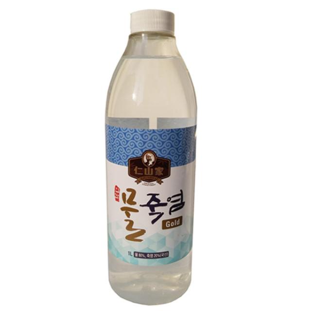 인산죽염 인산가 물죽염골드 1L병 9회죽염 경남함양 무료배송, 1병, 1000ml