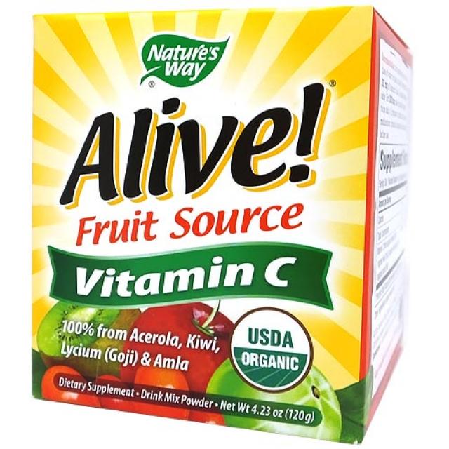 Nature's Way 얼라이브 비타민 C 파우더 120 g, 1병