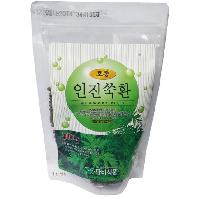 토종 인진쑥환 300g X 2봉지/단비/한국산/무료배송, 600g, 1개