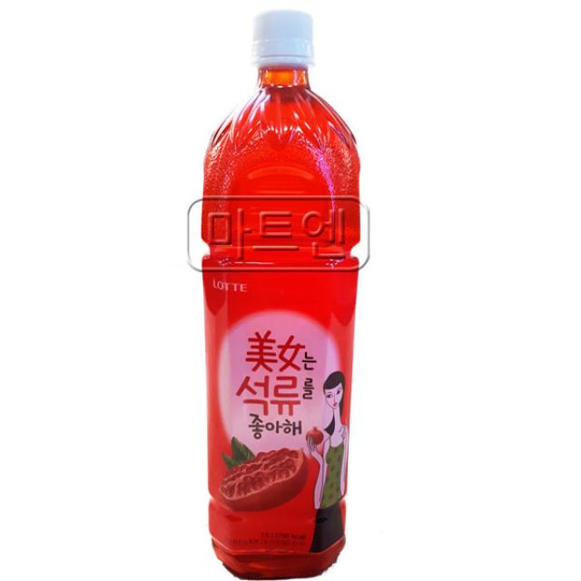 롯데 미녀는 석류를좋아해 1.5L X 6펫, 6개