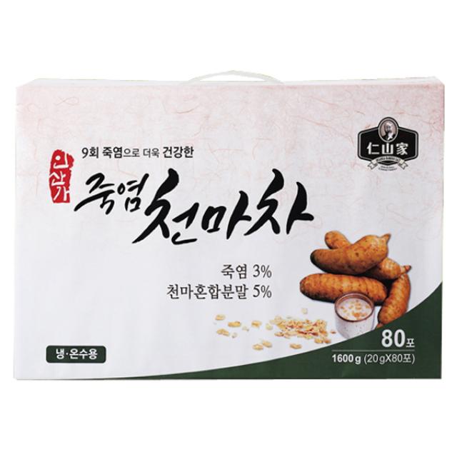 인산가 죽염 천마차 20g X 80포/한국산/인산가/무료배송, 1600g, 1box