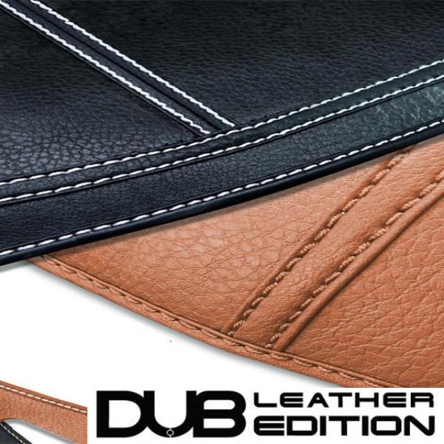 DUB 가죽 대쉬보드커버 튜닝용품, 브라운-브라운스티치, 아반테MD(상단매립형용)(10.8~15.8)