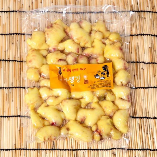 #상품평많은순 [채소미인] 햇생강 깐생강 슬라이스생강 1kg 진공포장 국산생강 세척생강, 1개, 깐생강 1kg