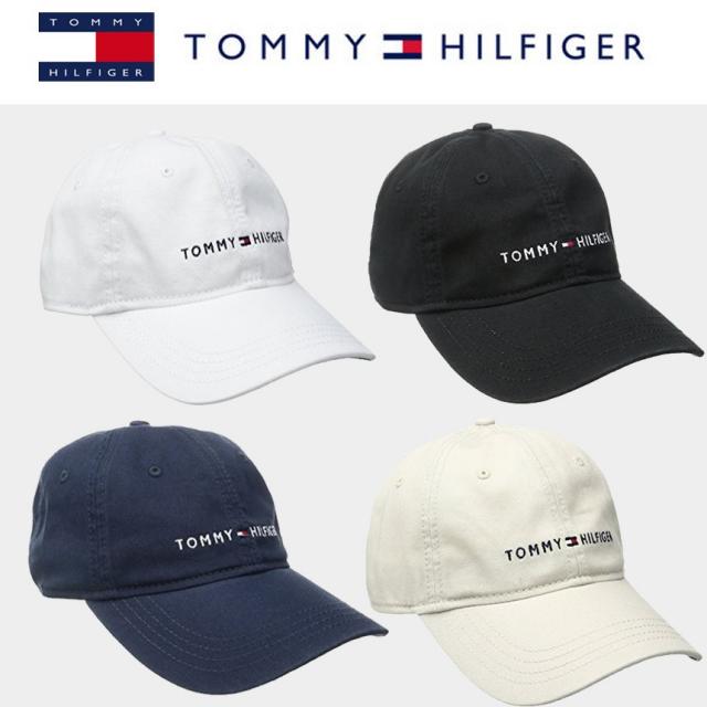 [해외]미국정품 타미힐피거 Tommy Hilfiger Logo Dad Hat 로고 대드 볼캡 야구모자