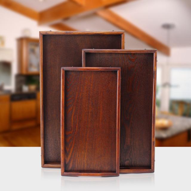 당나라와 유럽 나무 젓락 일본식 나무 쟁반 엔드 호텔과 주방 쟁반, 50 * 31cm
