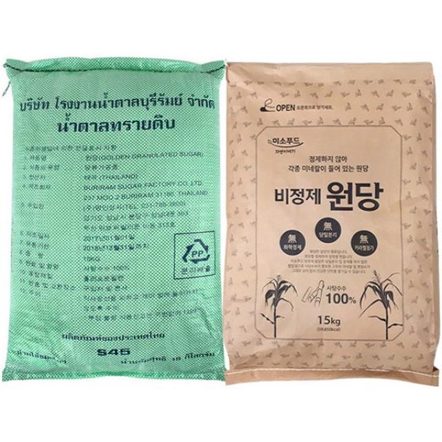 원당 비정제원당 15kg 지대포장 1개