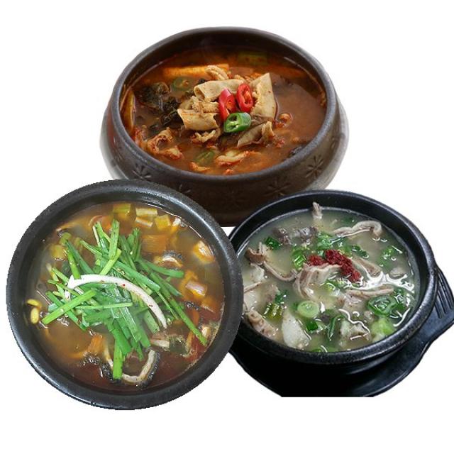 3품목 9봉 내장탕3 양평해장국3 돼지국밥3, 5400g