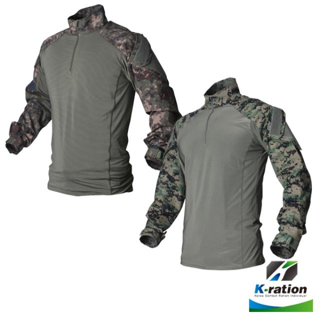 케이레이션 G2 전술 컴뱃 티셔츠 combat T shirt 밀리터리룩, 육군밀리터리