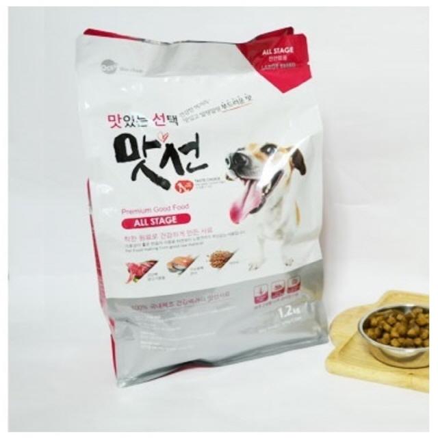 균형적인 영양배합 대형견 반습식사료 1.2Kg, 1