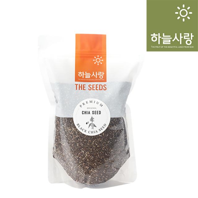 천애지하늘사랑 블랙 치아씨드, 800g, 1개