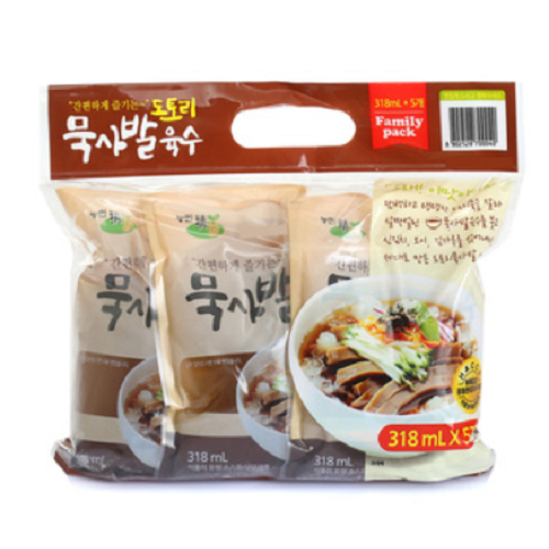 농민식품 도토리묵밥 냉육수318ml 5봉, 30봉, 318ml