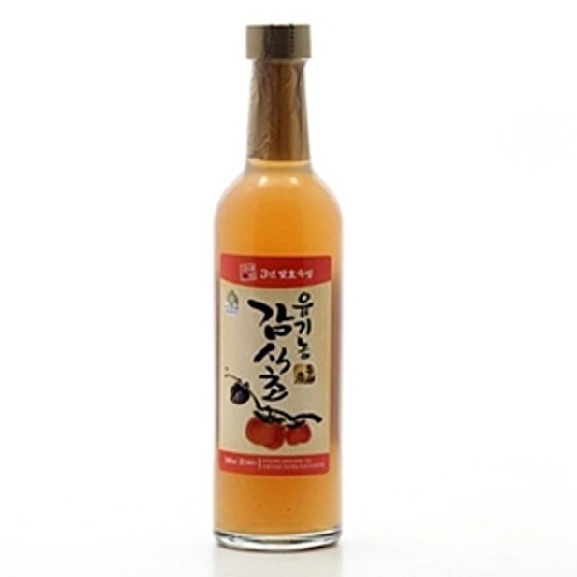 오가닉 감식초 380ml 감식초 홍초 유기농식초 유기농감식초 발효식초, 단일상품