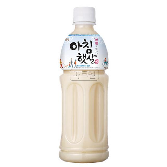 웅진 아침햇살 쌀음료 아침 대용 음료수, 500ml, 12개