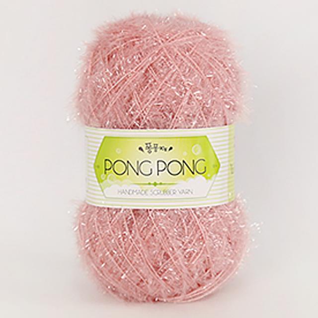 [앵콜스] 퐁퐁수세미실 (4볼세트) 뜨개실 털실 손뜨개, 46 인디연핑크