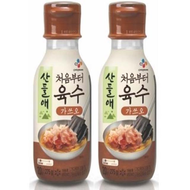 (상온)산들애 처음부터육수 가쓰오275gx2개, 275g, 2개