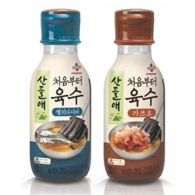 (상온)산들애 처음부터 육수가쓰오275gx1개+멸치다시마275gx1개 육수, 275g, 2개